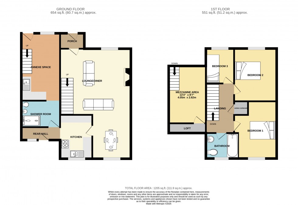 Floorplan for Illogan, Redruth, Cornwall