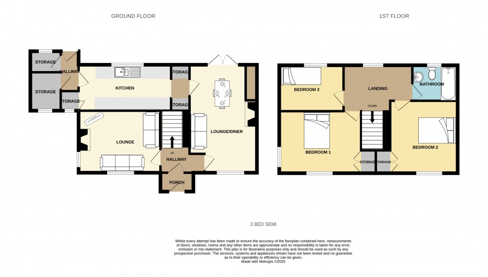 Floorplan for Gwennap, Redruth, Cornwall