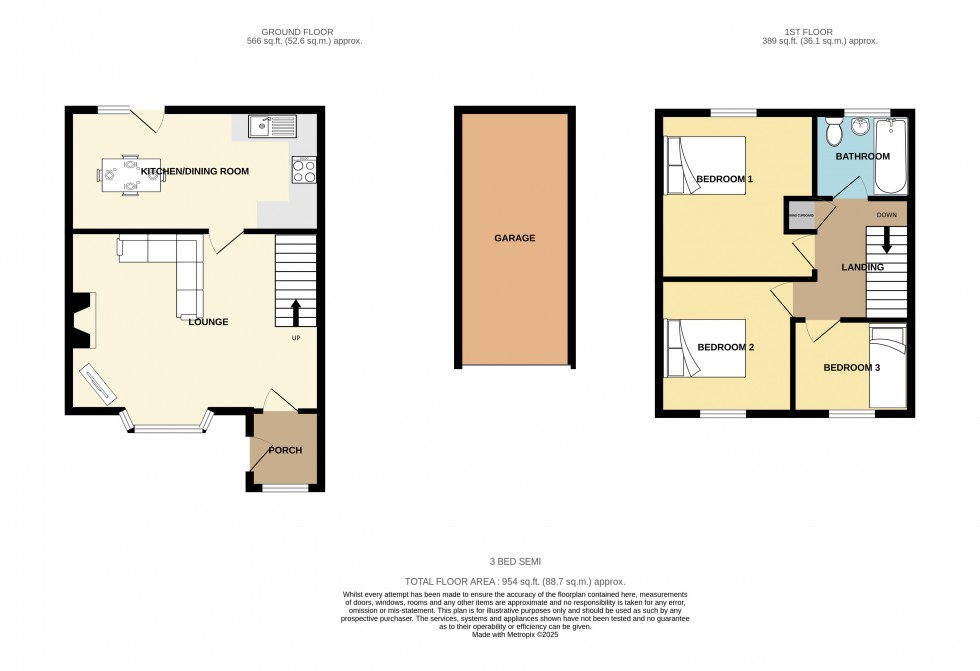Floorplan for Redruth, Cornwall