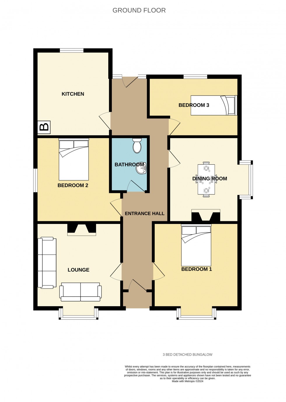 Floorplan for Troon, Camborne, Cornwall