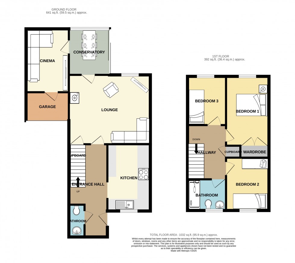 Floorplan for Redruth, Cornwall