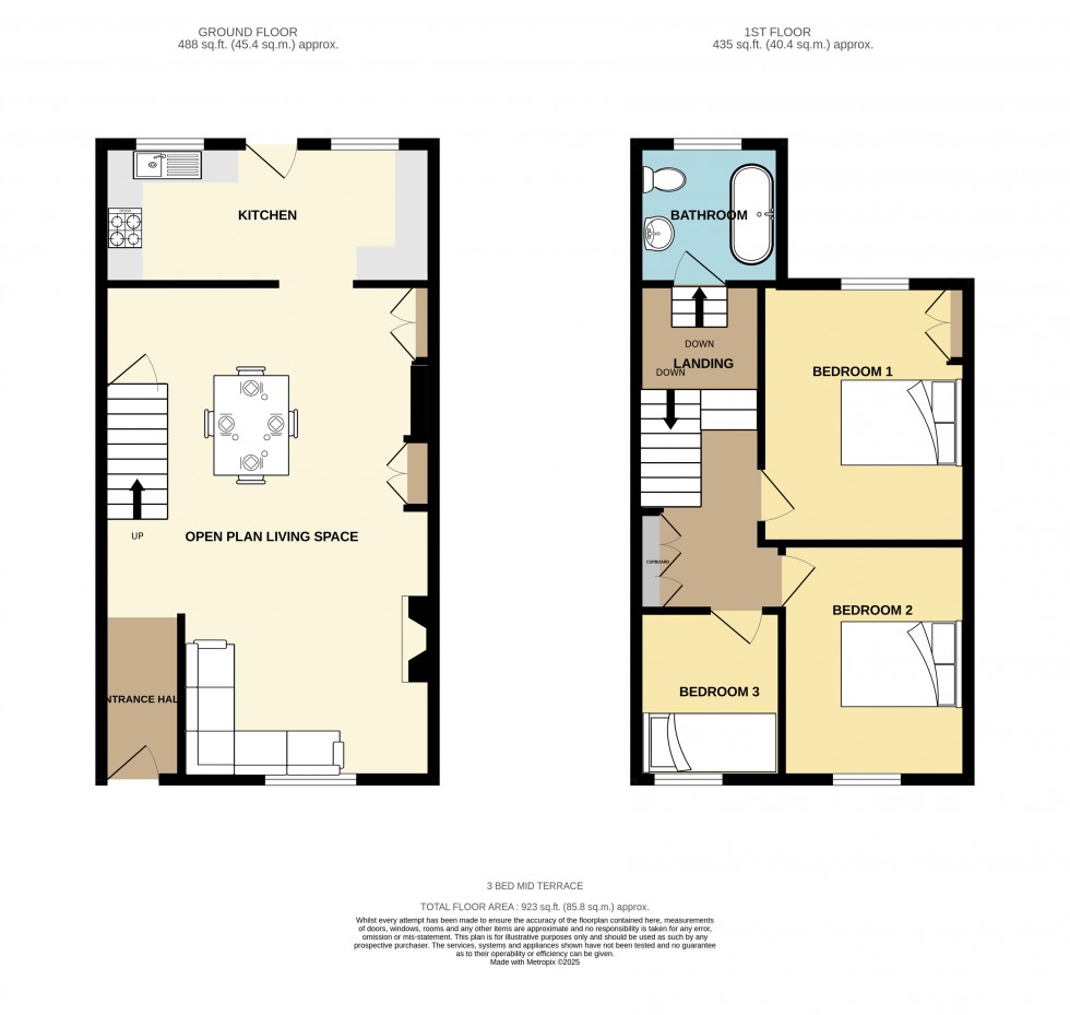 Floorplan for Illogan Highway, Redruth, Cornwall