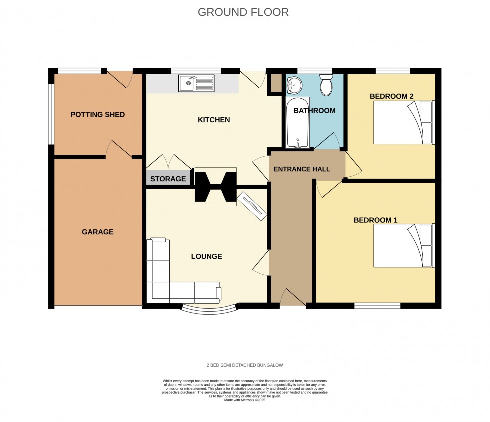Floorplan for Connor Downs, Hayle, Cornwall