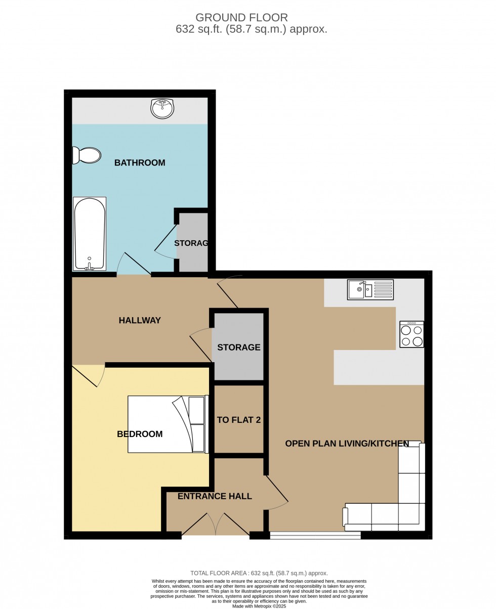 Floorplan for St. Day, Redruth, Cornwall