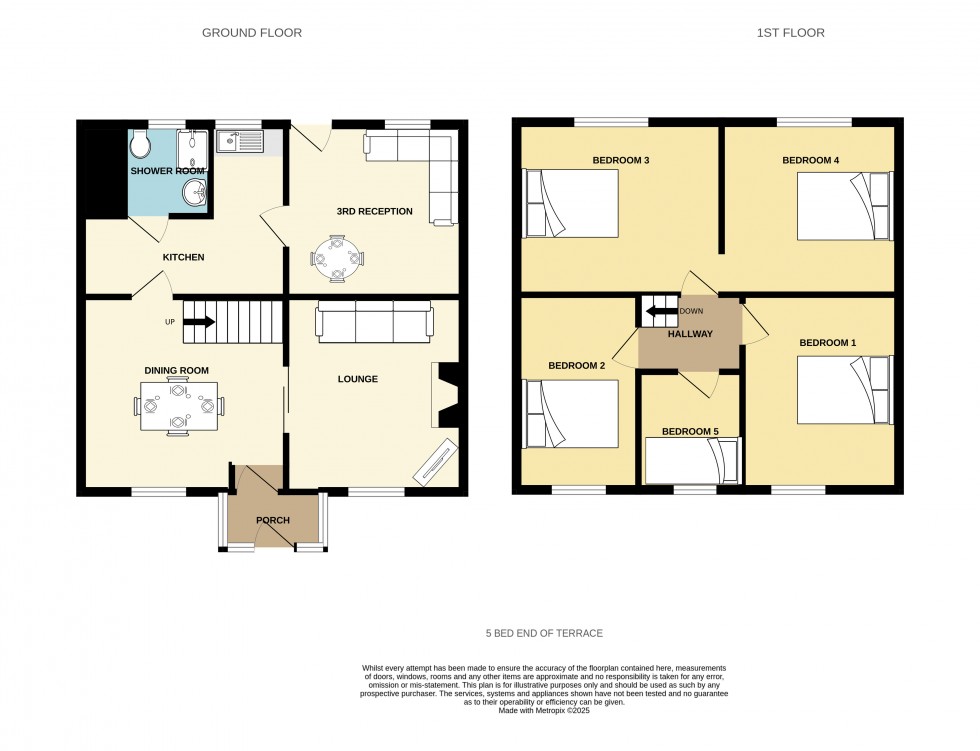 Floorplan for Four Lanes, Redruth, Cornwall