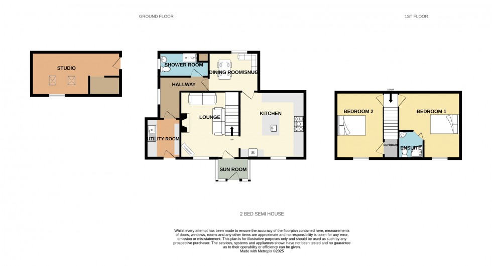 Floorplan for St. Day, Redruth, Cornwall