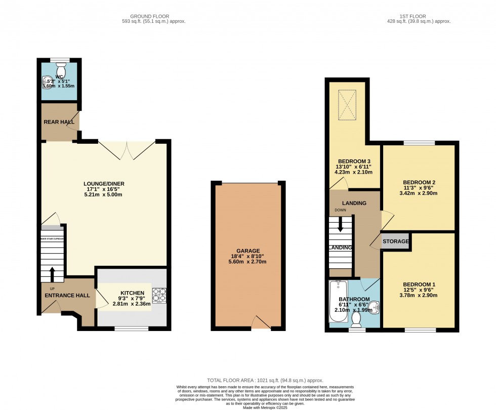 Floorplan for Redruth, Cornwall