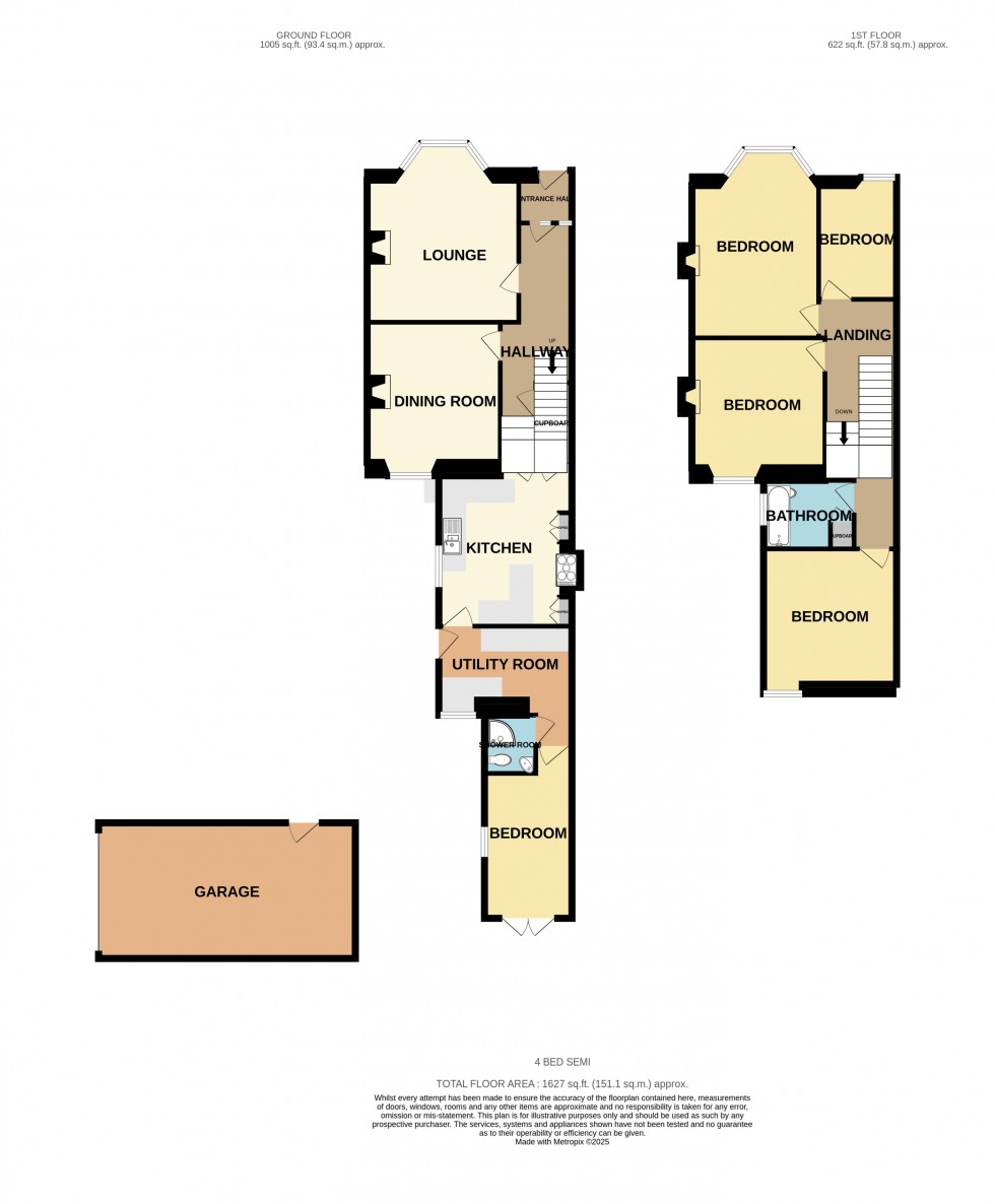 Floorplan for Redruth, Cornwall