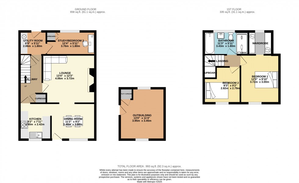 Floorplan for Redruth Highway, Redruth, Cornwall