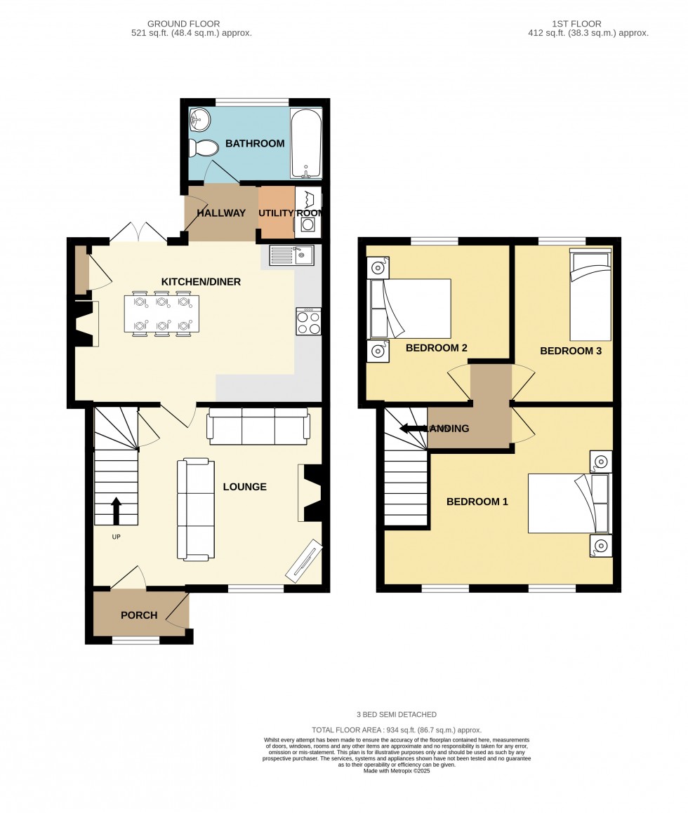 Floorplan for Redruth Highway, Redruth, Cornwall