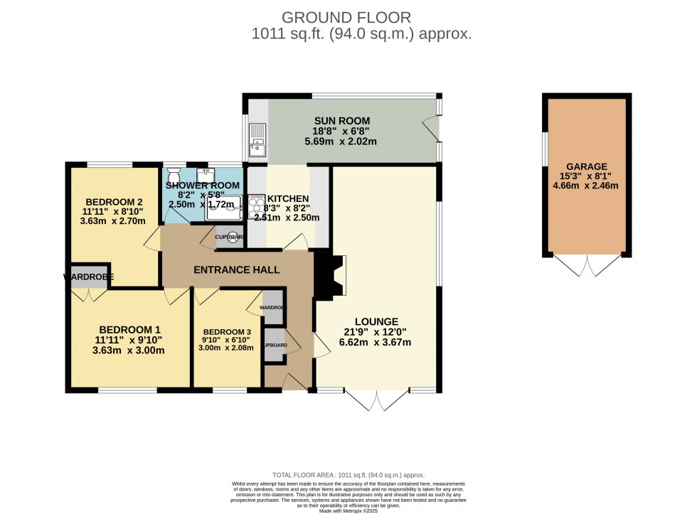 Floorplan for Redruth, Cornwall