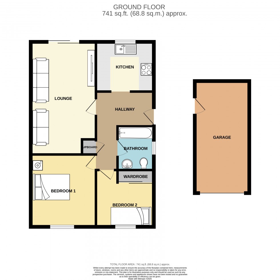 Floorplan for Redruth, Cornwall