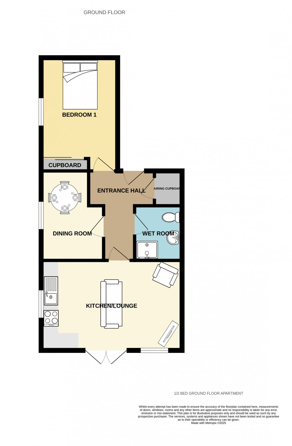 Floorplan for Portreath, Redruth, Cornwall