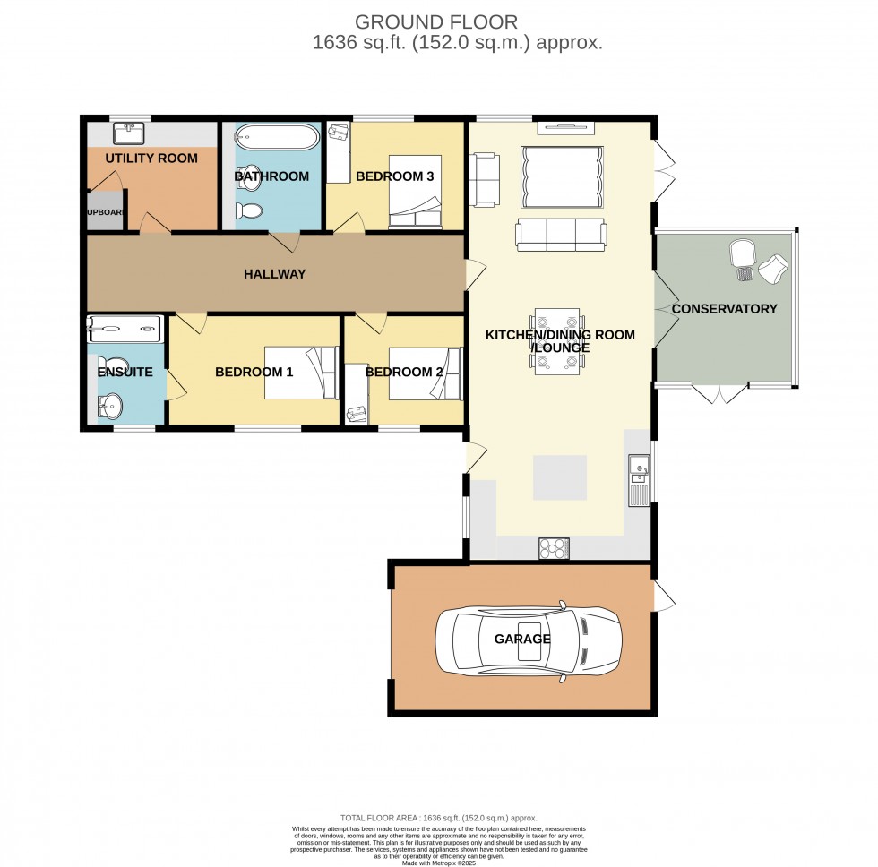 Floorplan for Illogan, Redruth, Cornwall