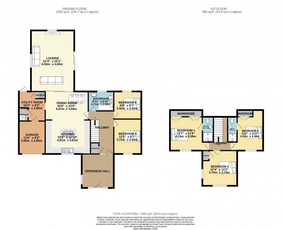 Floorplan for Redruth, Cornwall