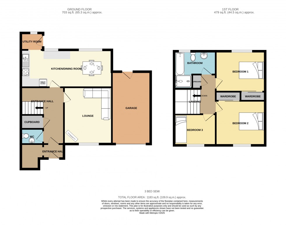 Floorplan for Redruth, Cornwall