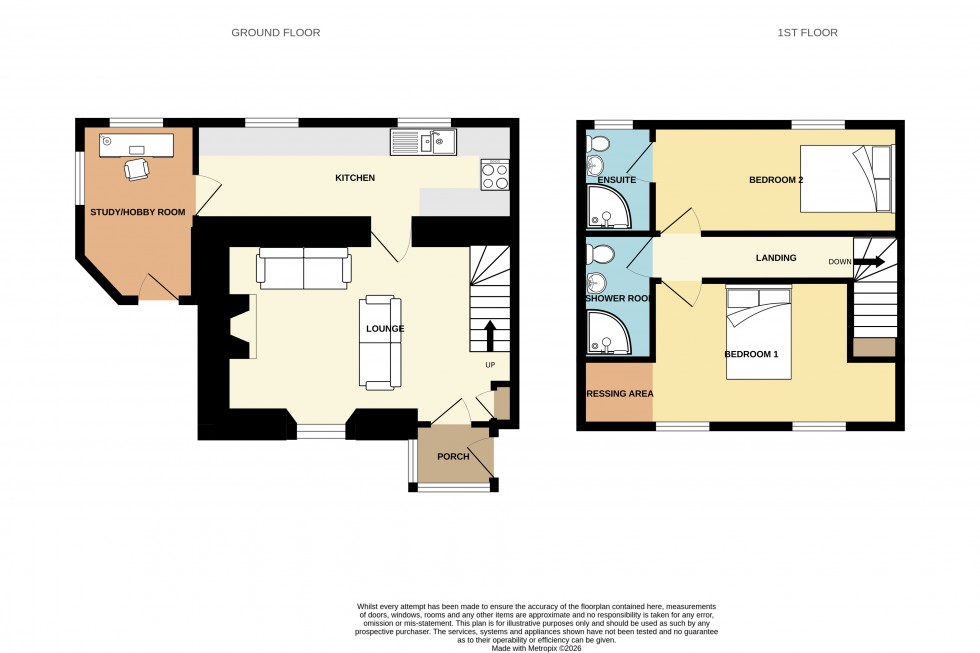 Floorplan for Redruth, Cornwall