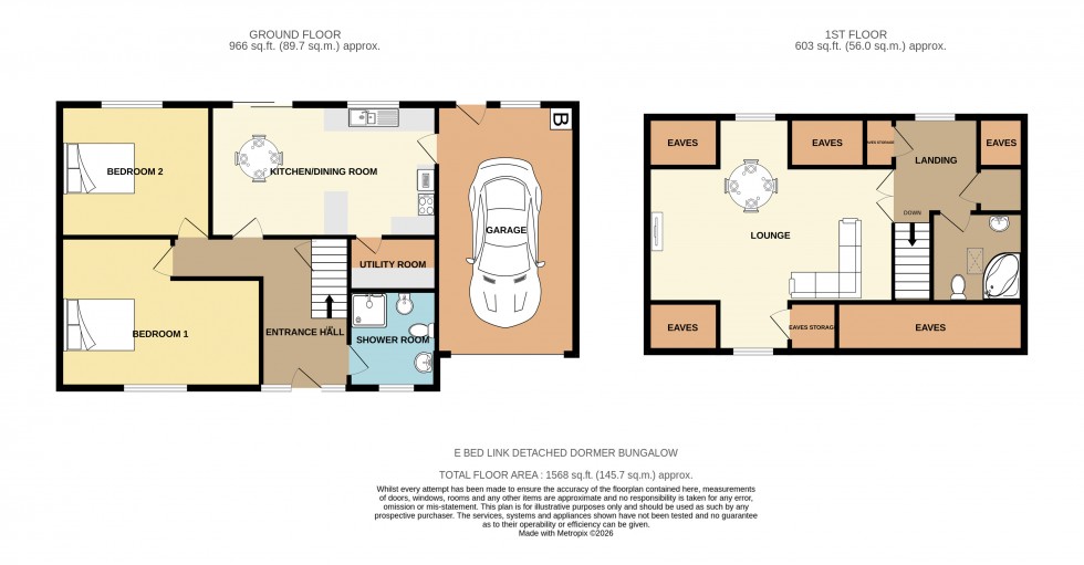 Floorplan for Porthtowan, Truro, Cornwall