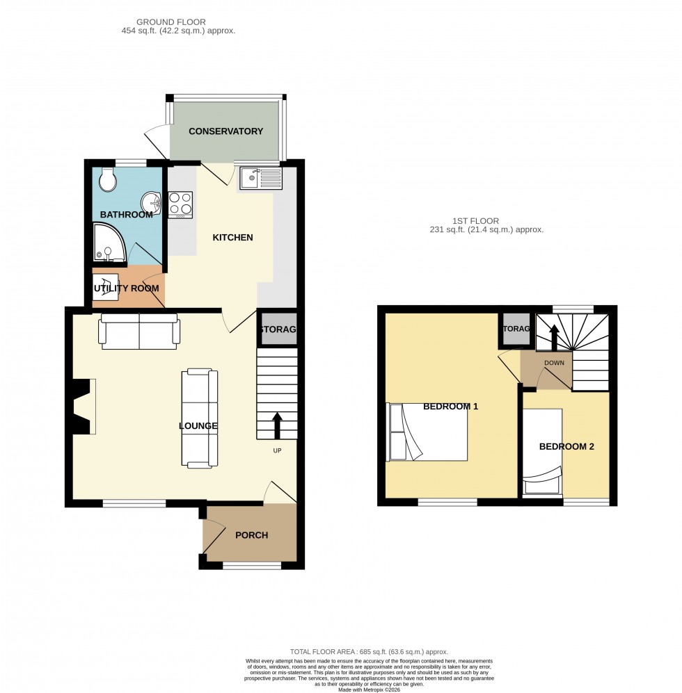 Floorplan for Redruth, Cornwall