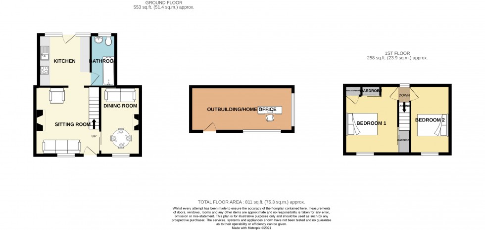 Floorplan for Illogan, Redruth, Cornwall