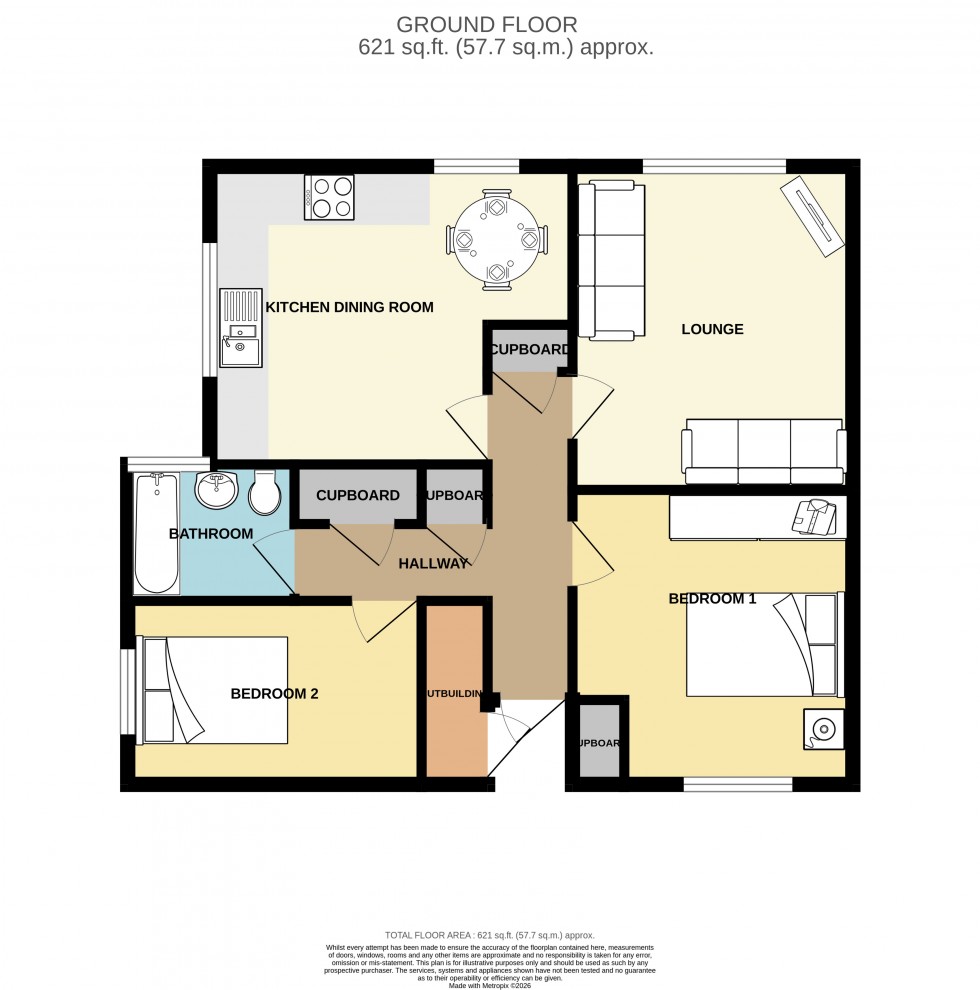 Floorplan for Redruth, Cornwall