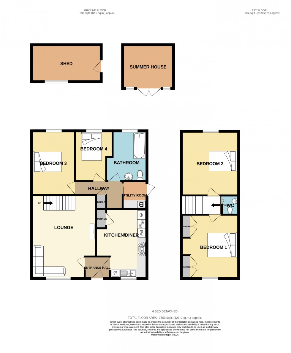 Floorplan for Redruth, Cornwall