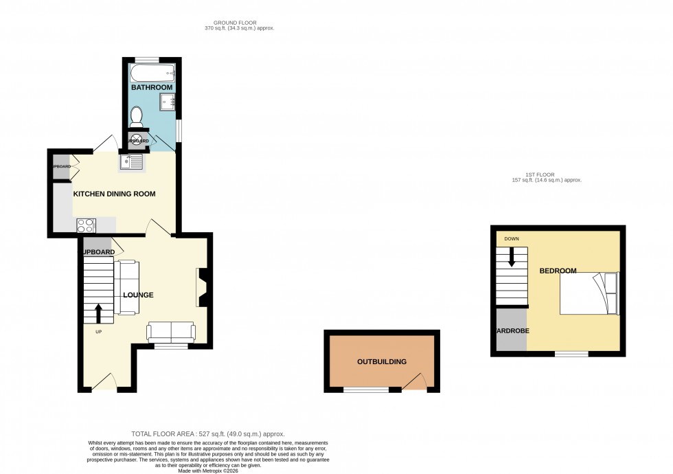 Floorplan for Redruth, Cornwall