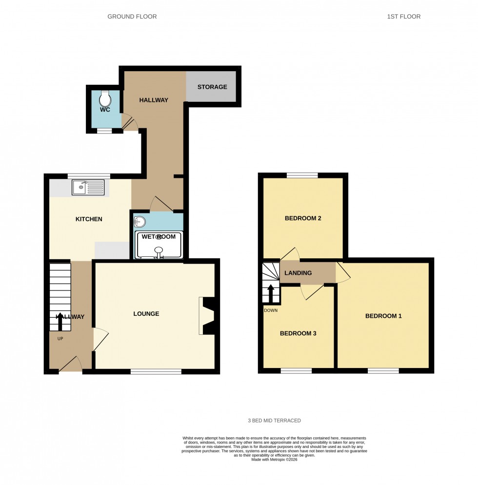 Floorplan for Redruth, Cornwall