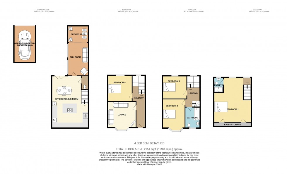 Floorplan for Redruth, Cornwall
