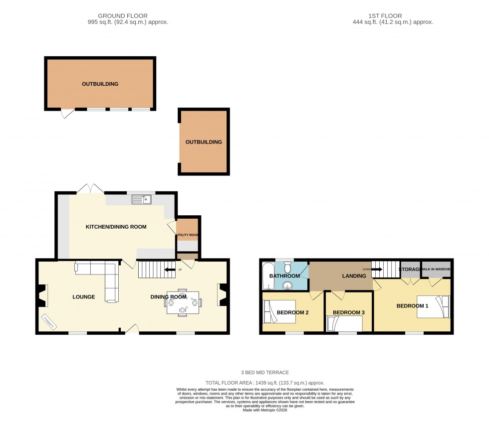 Floorplan for Redruth, Cornwall