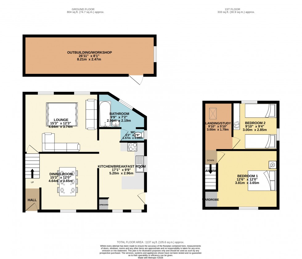 Floorplan for Illogan, Cornwall